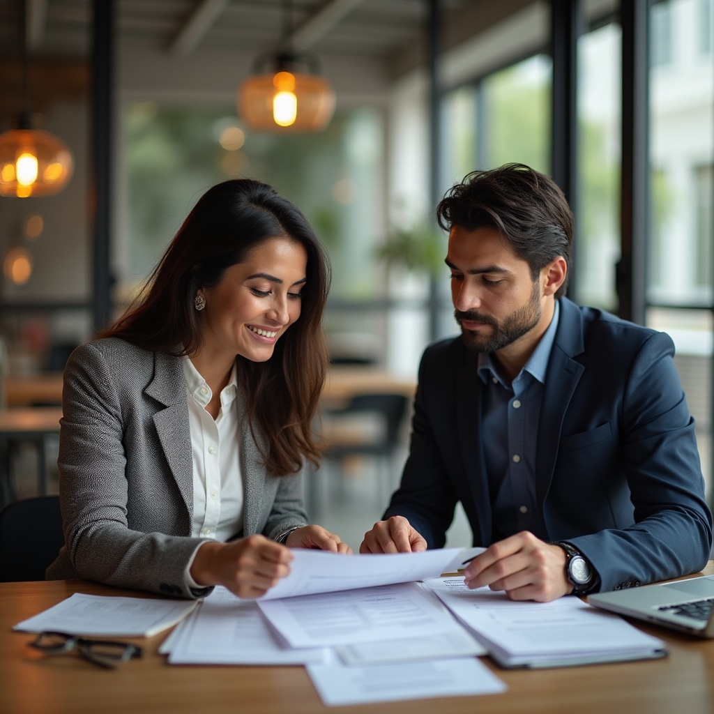 Business consultation meeting discussing formalization process